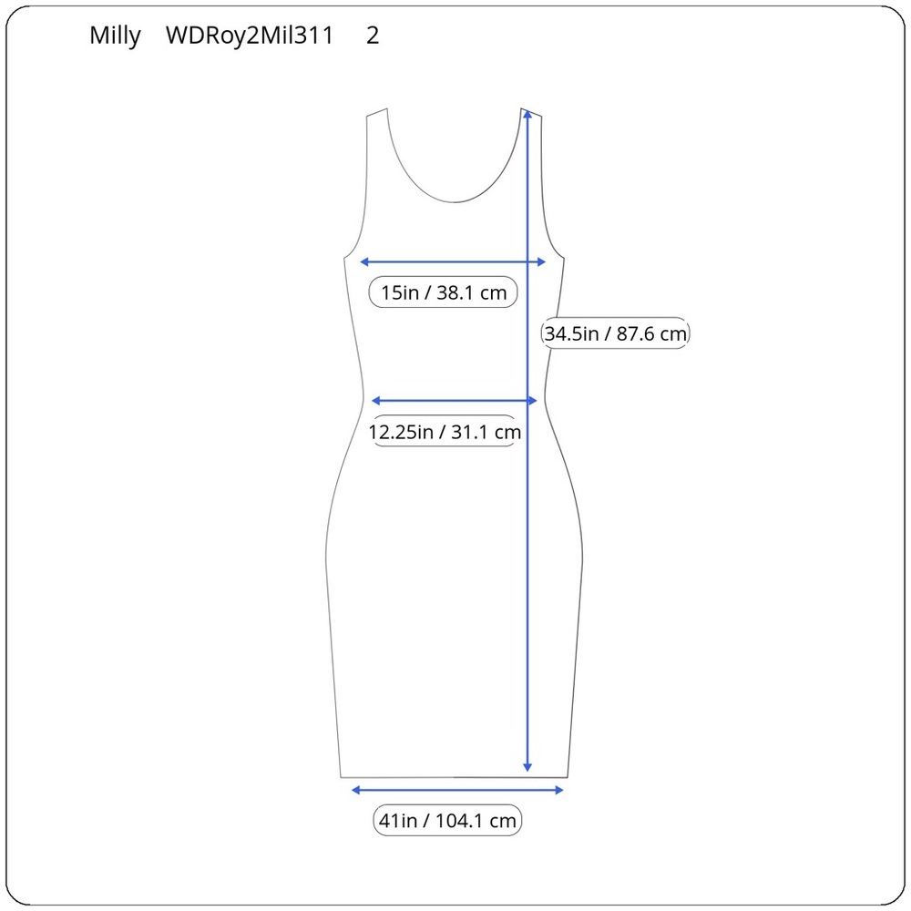 Milly For Design Nation Women’s Fit and Flare Scuba Style Dress - Picture 6 of 6